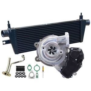 Upgrade Billet Turbo Charger With 52mm Intercooler And Genuine Oil Feed Pipe For Toyota Hilux 1GD-FTV 2.8L 2015-2020