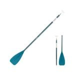 2-Piece Split SUP Paddle Adjustable 170-220cm - 100 - Deep Petrol Blue | 210 cm | 8511969