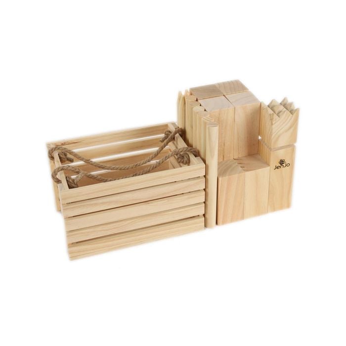 Outdoor Wooden Kubb Lawn Game Set