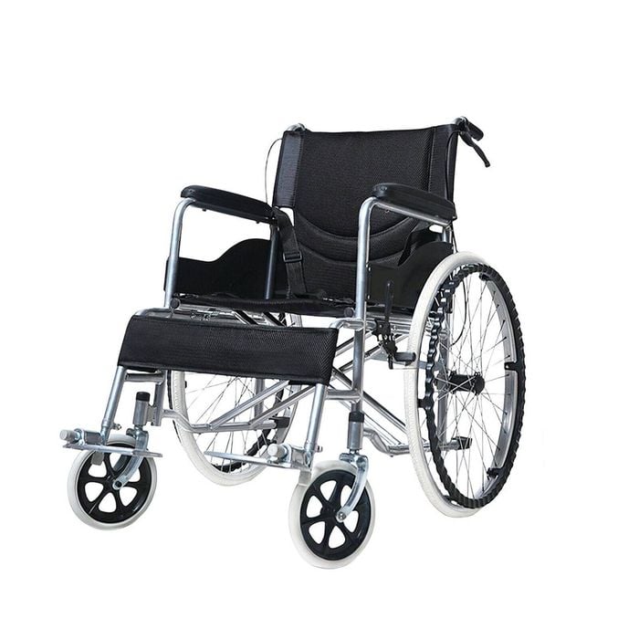 MediPro 24" Foldable Wheelchair Manual Folding Wheel Chair Portable Lightweight