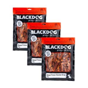 Blackdog Sweet Potato & Chick Wrap - 1kg B261x3