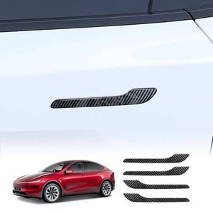 Modified Trims for Tesla Model Y Juniper 2025-Onwards Decoration Door Handle Carbon Fibre