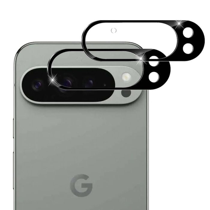 2 Pack MEZON Google Pixel 9 Pro Full Cover Camera Lens Tempered Glass