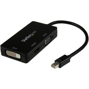 Startech.com Mini Displayport Adapter - 3-in-1 - 1080p - Monitor Adapter - Mini Dp To Hdmi /