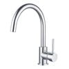 Estilo 35mm Chrome Side Lever Gooseneck Sink Mixer