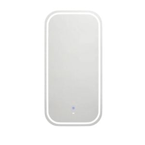 Attica 900 x 450mm White Matte Porta LED Soft Rectangle Shaving Cabinet With Powerpoint