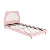 Artiss King Single Kids Bed Frame Pink