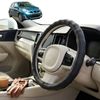 Australian Goose Steering Wheel Cover for Nissan Micra 2010 - 2017 (K13) Circle Black