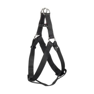 Flamingo Small Black Ziggi Step&Go Dog Harness