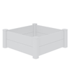 Rapid 900 x 900 x 338mm White PVC Raised Garden Bed