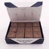 Silver Cup Brown Billiards Chalk Set 12 Pieces Per Pack