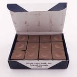Silver Cup Brown Billiards Chalk Set 12 Pieces Per Pack