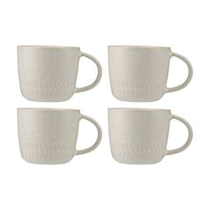 4pk Maxwell & Williams The Mug Club Nordic Mug 400ml - Herringbone