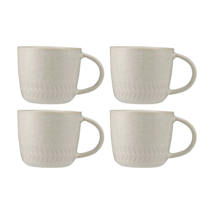 4pk Maxwell & Williams The Mug Club Nordic Mug 400ml - Herringbone
