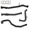 Ignite Exhausts Turbo Back For Nissan Gu Patrol 3l Wagon 3" No Cat With Pipe Only 409 Stainless Steel
