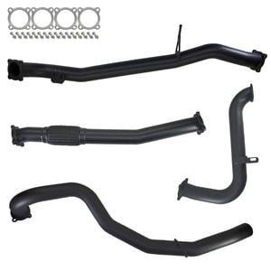 Ignite Exhausts Turbo Back For Nissan Gu Patrol 3l Wagon 3" No Cat With Pipe Only 409 Stainless Steel