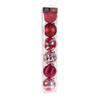 Deck The Halls Jumbo Bauble Ornament - 6 Pack