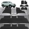 6D Diamond Car Floor Mats for Toyota Prado 2002-2009-Ultimate Set-Black-Outback GT