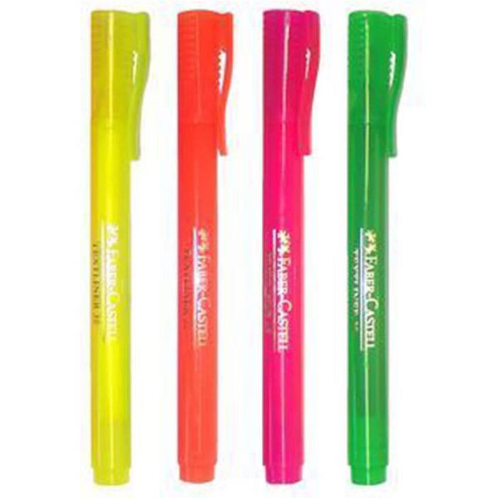 Faber-Castell Textliner Highlighters (Assorted) (4Pk)