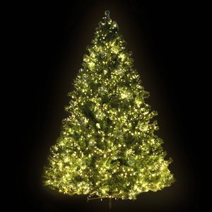 Jingle Jollys Christmas Tree 2.4M 8FT LED Light Pre Lit Green