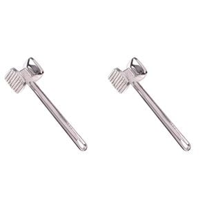 2PK Appetito Small Aluminium Meat Tenderiser Home Kitchen Cooking