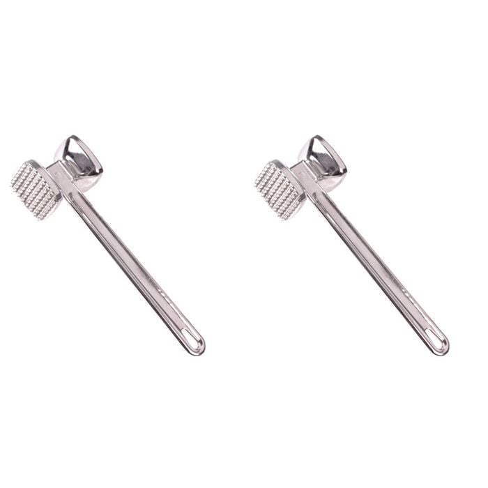 2PK Appetito Small Aluminium Meat Tenderiser Home Kitchen Cooking