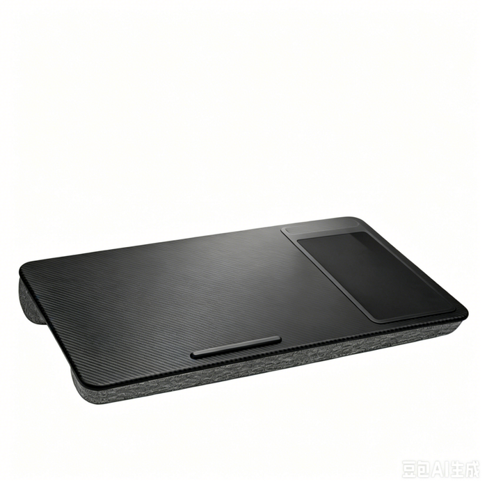 Catzon Portable Lap Desk With Mouse Pad & Phone Holder Fits Up To 15.6inch Laptop Tablet-black