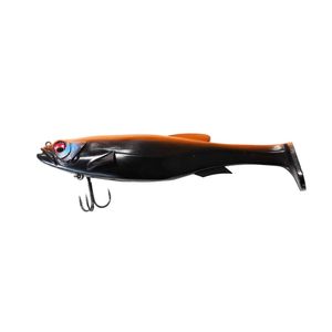 Megabass Magdraft 8" Soft Plastic Swimbait Fishing Lure (SPC) Racing Black