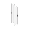 Lugna 1536 x 600 x 16mm White Double Doors - White 600mm