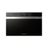 Kleenmaid 90cm 140L Black Krystal Glass And Stainless Steel Built-In Multifunction Oven