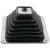 Large Rubber Universal Shifter Boot with Chrome Plate 7-3/4" x 8-3/4"