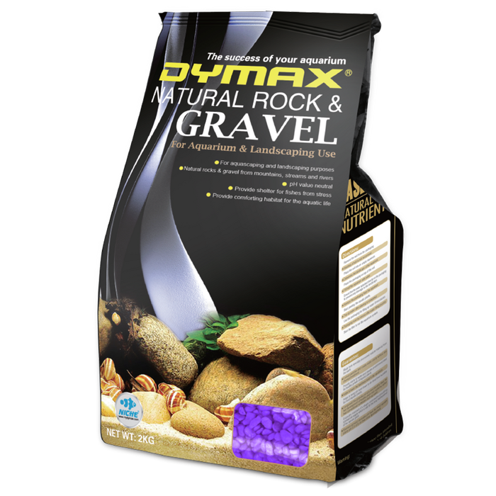 Dymax Coloured Gravel Purple 2kg (dm377)