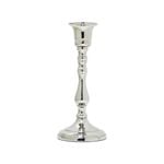 SSH COLLECTION Gustav Small 17cm Tall Single Candle Holder - Nickel