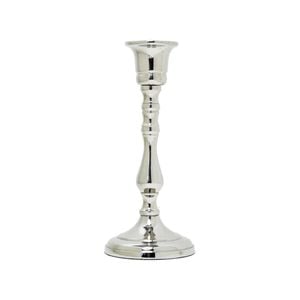 Ssh Collection Gustav Small 17cm Tall Single Candle Holder - Nickel