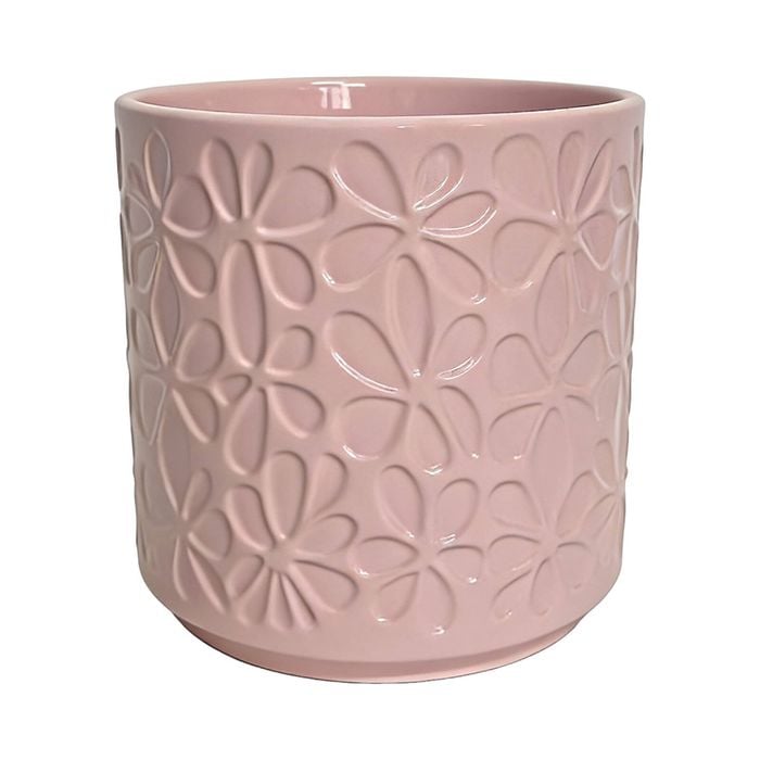 Astin Sinclair 245 x 245mm Peach Blush Flower Ceramic Pot