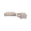 3+2 Seater Beige Colour Fabric Sofa Set