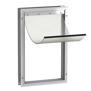 Hakuna Pets Extra Large White Deluxe Aluminium Pet Door