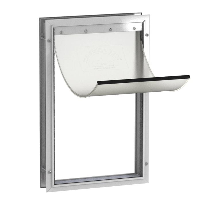 Hakuna Pets Extra Large White Deluxe Aluminium Pet Door