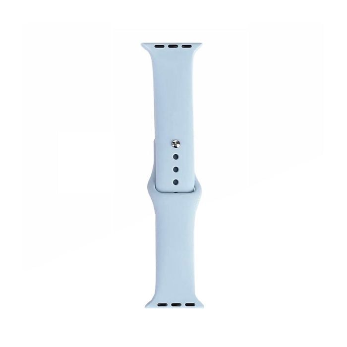 Silicone Sports Watch Band Strap - For Apple iWatch Ultra [42mm Series 3] 44mm 45mm 46mm 49mm (Light blue)