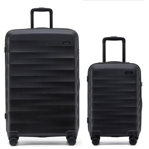 Tosca Interstellar 2.0 Hard Shell 20" SML & 30" LRG Suitcase Set - Black