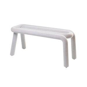 MIUZ Replica Bold Bench Designer Seat Living Room Entryway Furniture - White