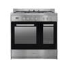 Parmco 900mm 105L Combination Stainless Steel Gas 1 1/2 Ovens