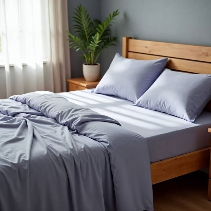Royal Comfort 2000 Thread Count Bamboo Cooling Sheet Set Light Blue Double
