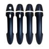 Keyless Smart Door Handles Cover for Toyota Hilux 2015-2025 Matt Black protector