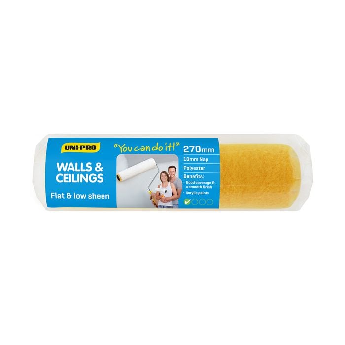 UNi-PRO 270mm 10mm Nap You Can Do It Wall And Ceiling Roller Cover