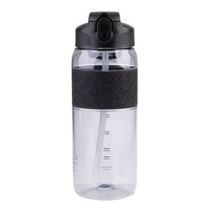 Oasis Tritan Sports Bottle with Sipper and Straw 800ml - Carbon Black