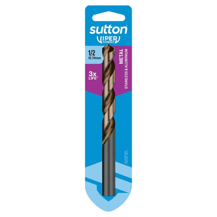 Sutton Tools 1/2" Viper Cobalt Jobber Drill Bit