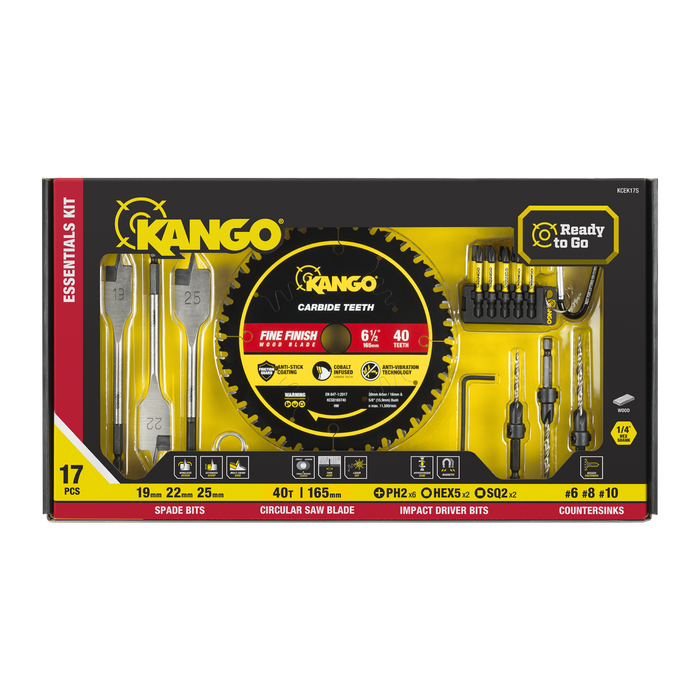 Kango 17-Piece Trade Essentials Kit