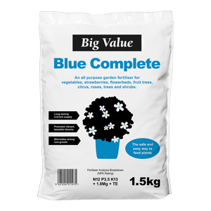 Big Value 1.5kg Blue Complete Fertiliser