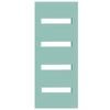 Hume Doors 1980 x 860 x 40mm Newington XN5 Entrance Door Glazed Etchlite